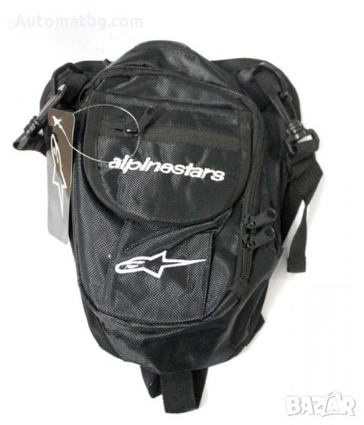 Мото раница Automat, Раница за кръста и крака, Водоустойчива, Черна, снимка 1