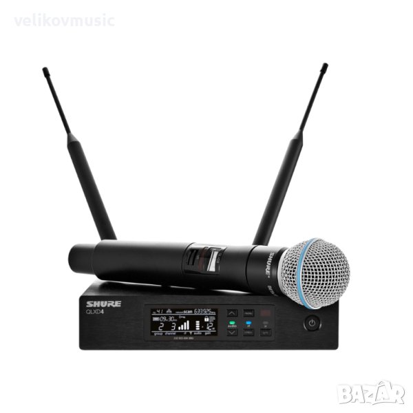 SHURE QLXD24E/B58 – Вокален безжичен микрофон, снимка 1