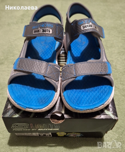 Светещи детски сандали Skechers, снимка 1