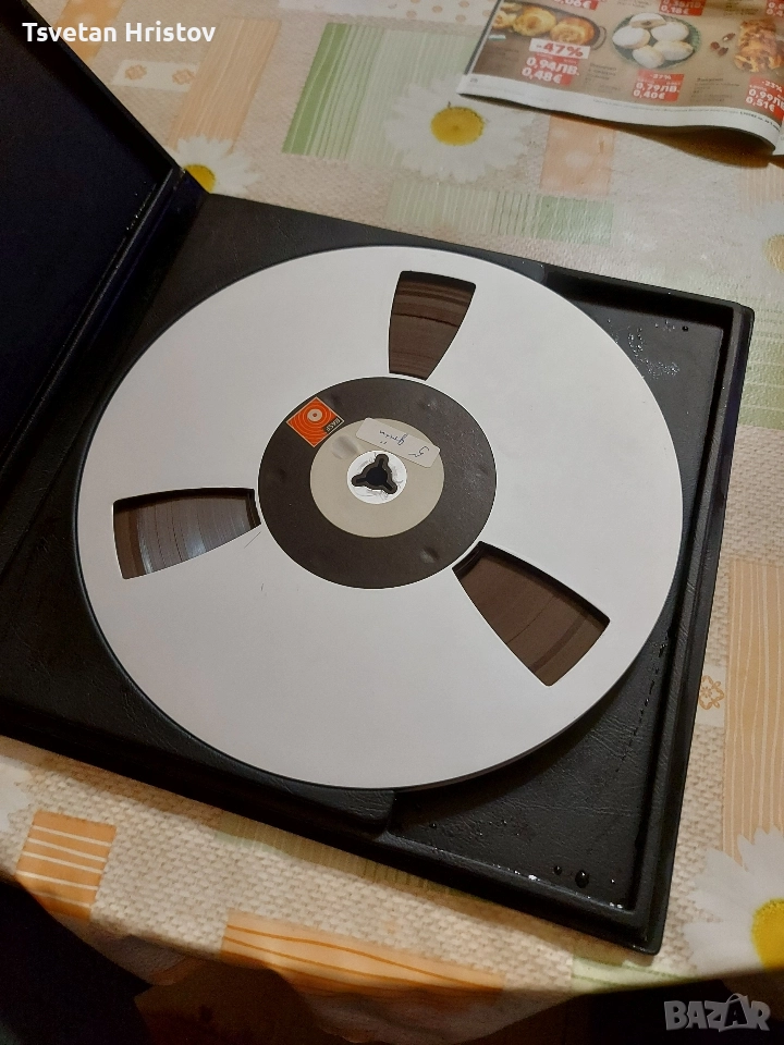 BASF ролка за магнетофон алуминиева 22см., снимка 1