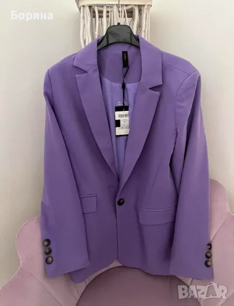 YAS нов с етикет наситено лилав блейзър размер М, снимка 1