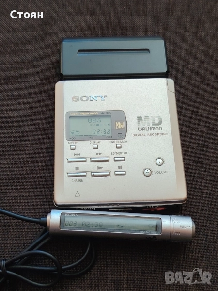 мини диск,minidisc,walkman sony mz r55, снимка 1