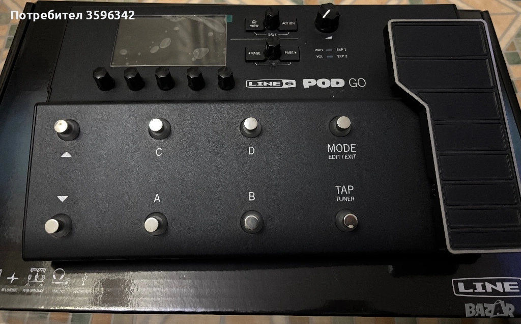 Line6 Pod Go - Ефект за китара, снимка 1