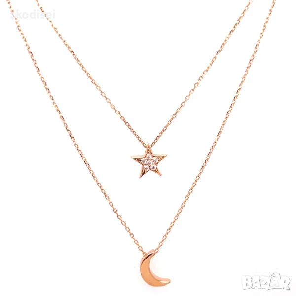 Златнo колие 2,10гр. 46,0см. 14кр. проба:585 модел:32103-5, снимка 1