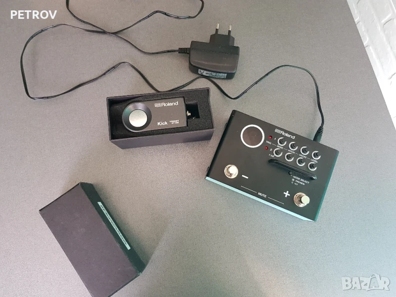 барабани Roland tm1 trigger тригерен модул +roland kick trigger rt-30k, снимка 1