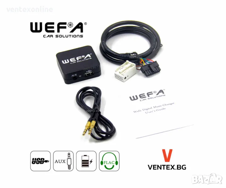 WEFA чейнджър за Seat Leon, Toledo, Altea до 2010 с USB и AUX | Hi-Fi, снимка 1