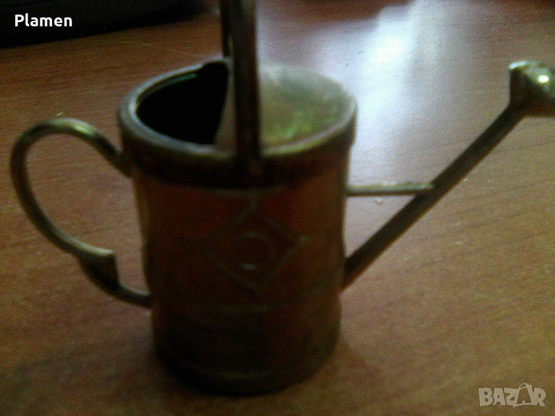 Стар месингов сувенир лейка, снимка 1