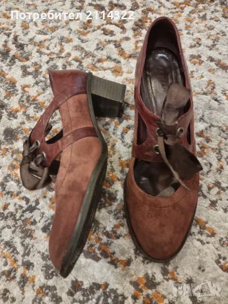 Естествена кожа обувки 39 номер, снимка 1