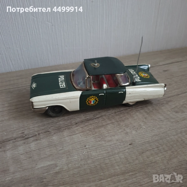 Стара ламаринена количка играчка Ichiko Japan 1960, снимка 1