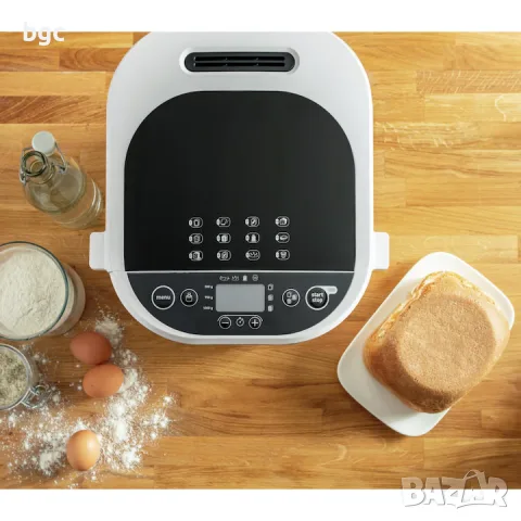 НОВА  Хлебопекарна Tefal Pain Doré PF210138, 700 W, 1000 гр, 12 програми, 3 настройки, Бял/Черен , снимка 5 - Хлебопекарни - 56192389