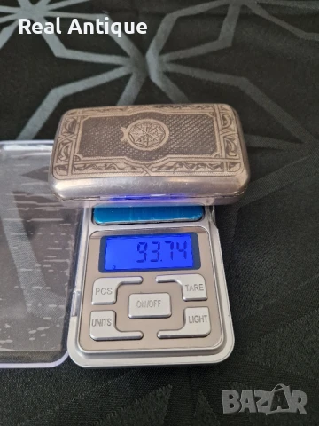 Рядка уникална антикварна руска сребърна кутийка за тютюн с ниело , снимка 10 - Антикварни и старинни предмети - 50446342