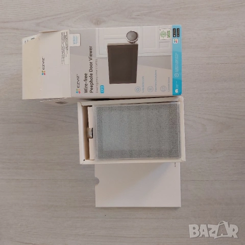 Смарт Видео Шпионка EZVIZ CP2 – 1080p Full HD, Wi-Fi, 4.3" Дисплей & Мобилно приложение, снимка 5 - Комплекти за видеонаблюдение - 53303151