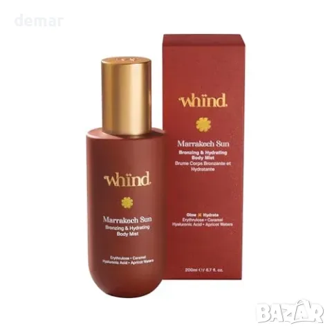 Whind Marrakech Sun Body Mist – мъгла мист за тяло с хиалуронова киселина, снимка 2 - Козметика за тяло - 55871313