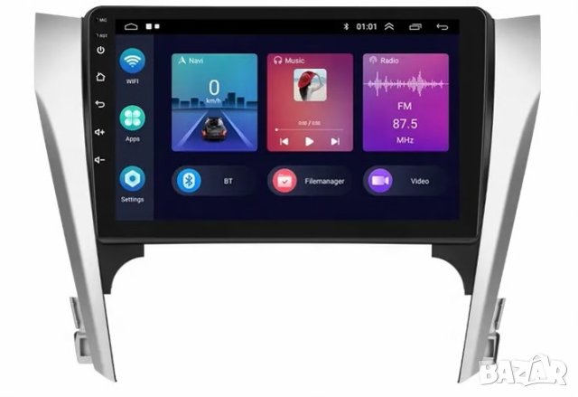 Мултимедия за Toyota Camry, 2 DIN, MP3 плеър с Екран 10”  с Android, Навигация, Двоен дин, дисплей, снимка 8 - Аксесоари и консумативи - 40620909