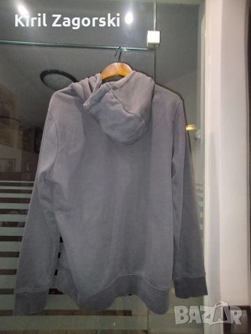 Сив суичър горнище Napapijri L, снимка 3 - Суичъри - 52683427