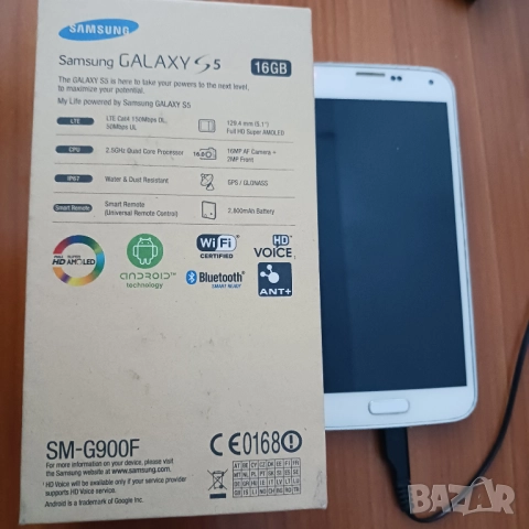 Смартфон Samsung S5, снимка 5 - Samsung - 52920564