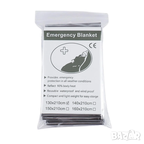 Термо одеяло за къмпинг, снимка 2 - Къмпинг мебели - 52165070