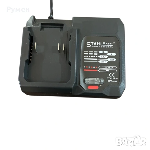 АКУМУЛАТОРНА РЕЗАЧКА STAHLMAYER 36V 10AH С ДИСПЛЕЙ , ДВЕ БАТЕРИИ И 2 ВЕРИГИ – 30СМ ШИНА, снимка 7 - Градински инструменти - 53106861