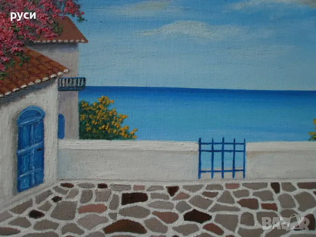 Гръцки пейзаж, снимка 10 - Картини - 47498966