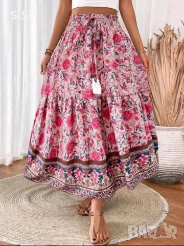 Лятна дълга пола, снимка 2 - Поли - 49711171