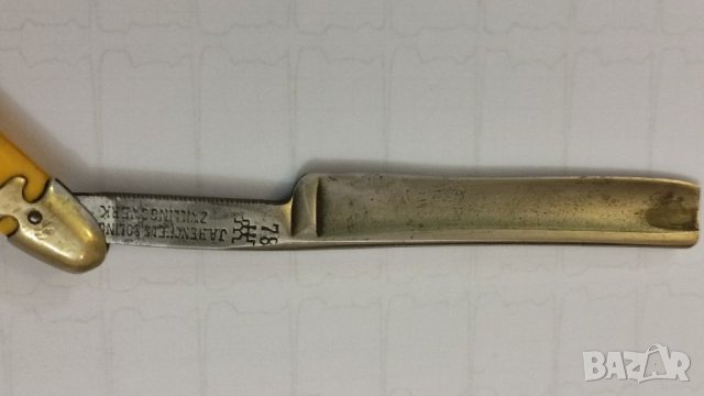 Стар бръснач J. A. HENCKELS, SOLINGEN. , снимка 4 - Колекции - 40696390