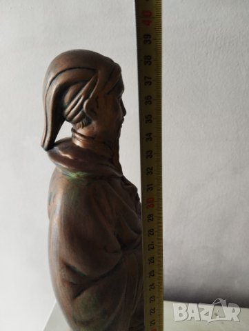 стара керамична статуетка, снимка 3 - Статуетки - 42165543