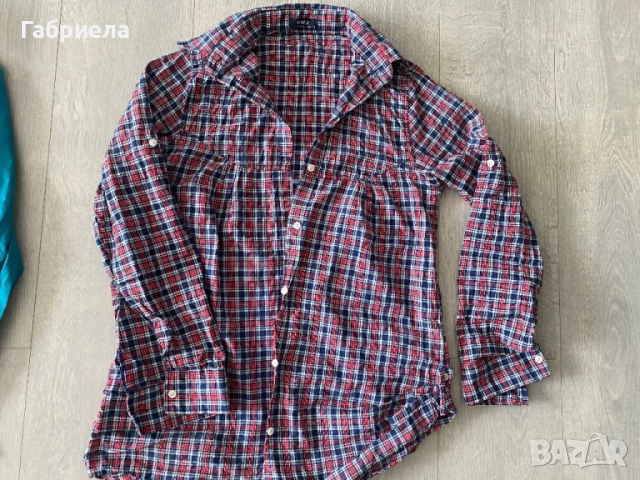 Ризи в син цвят, Tom Tailor, снимка 3 - Ризи - 51708020