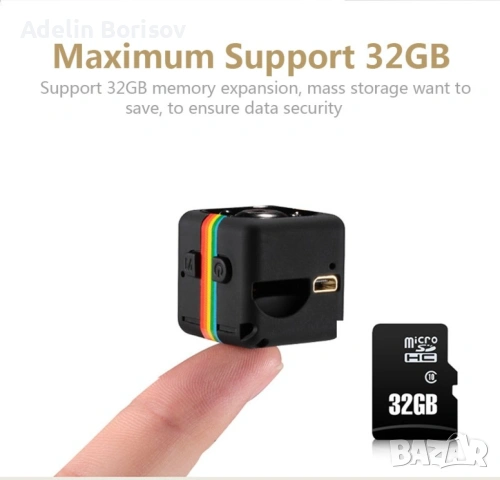 Удароустойчива мини екшън камера с HD резолюция и сензор за движение / Цвят: според наличността в ск, снимка 2 - Друга електроника - 53592491