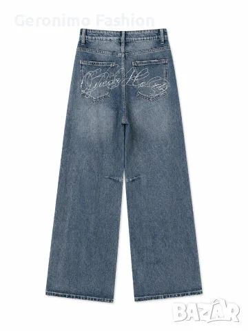 Дамски Balloon Fit дънки 662 – Mid Blue, снимка 3 - Дънки - 55912558