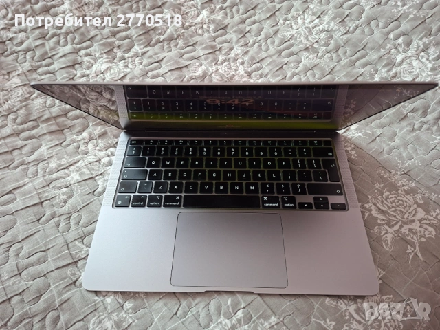 Лаптоп Apple MacBook Air 13, 13.3", M1, 256GB, 8GB, Space gray, снимка 2 - Лаптопи за работа - 53347924