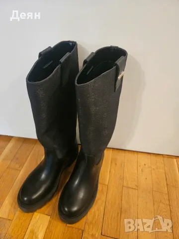 Дамски кожени ботуши GUESS , снимка 5 - Дамски ботуши - 56057291