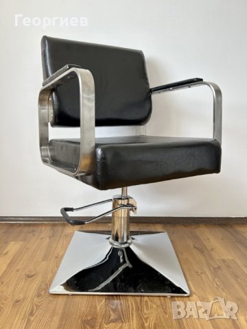 фризьорски стол с маслен крик , измивна колона, бръснарски стол, снимка 13 - Фризьорски столове - 42230835