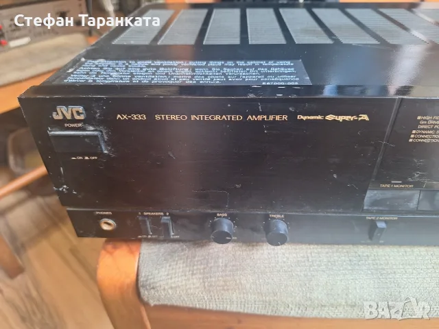Усилвател JVC AX-333BK , снимка 6 - Ресийвъри, усилватели, смесителни пултове - 55891032