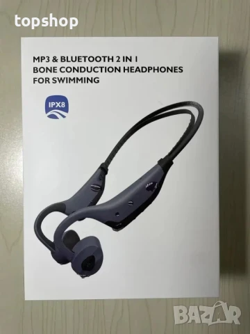 НОВИ Aztine K7 водоустойчиви слушалки с костна проводимост IPX8,  Bluetooth, 16GB, MP3, 8 часа бат., снимка 6 - Bluetooth слушалки - 50494820