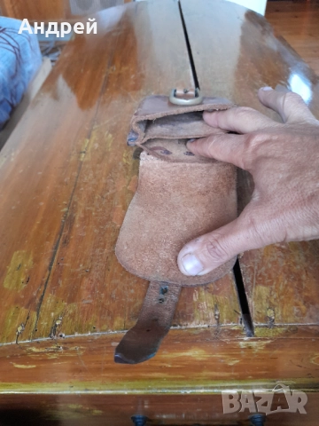 Стара кожена чантичка за колан #2, снимка 7 - Други ценни предмети - 52091240