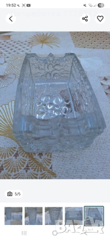 Кристален комплект ваза и пепелник, снимка 5 - Други услуги - 51545856