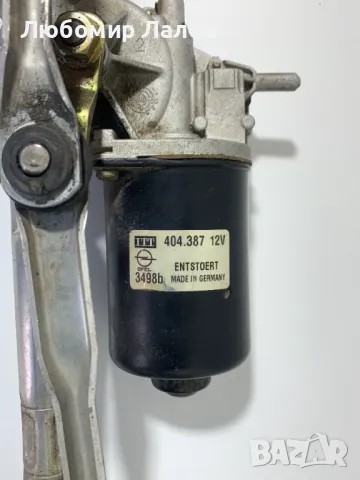 Моторче лостов механизъм чистачки Opel Astra G Опел Астра G 404.387, снимка 2 - Части - 49888417