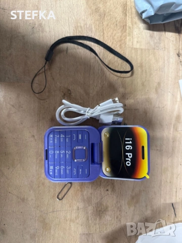 Сгъваем мобилен телефон i16 Pro – 2 SIM, камера, фенерче, FM радио, снимка 4 - Телефони с две сим карти - 53007274