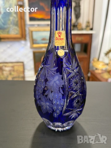 Кристална гарафа от реномираната марка Nachtmann. №7925, снимка 2 - Антикварни и старинни предмети - 53731823