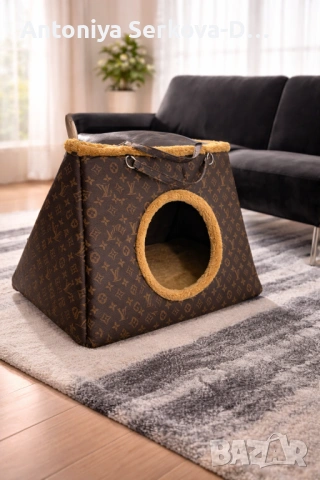 👜 Louis Vuitton луксозни легла и чанти за домашни любимци , снимка 4 - Чанти - 52802408