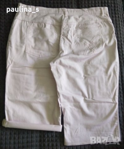 Сатенирани дънкови бермуди "woman's" fashion / голям размер , снимка 2 - Къси панталони и бермуди - 40535271