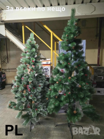 Коледни елхи с бели връхчета – различни размери Код P1465, снимка 5 - Декорация за дома - 52327256