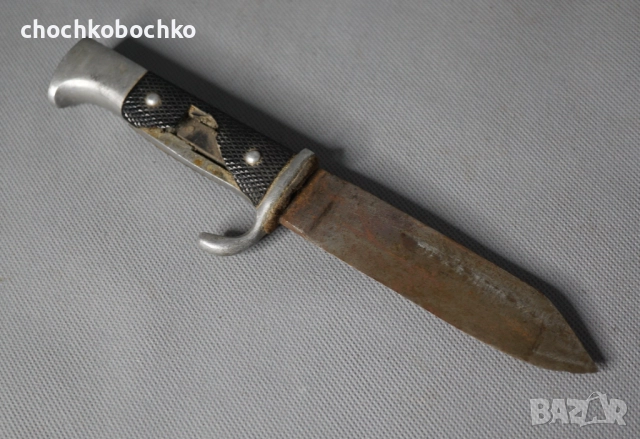 Стар нож бранник с кания щик кама острие, снимка 3 - Антикварни и старинни предмети - 52070791