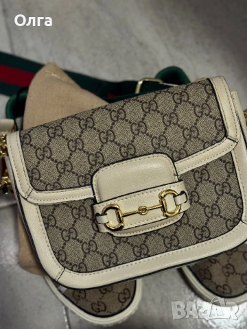 Чанта и обувка GUCCl, снимка 4 - Дамски ежедневни обувки - 53686162