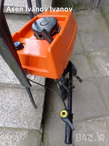 Бензинов мотор, двигател за лодка. Mac siglan