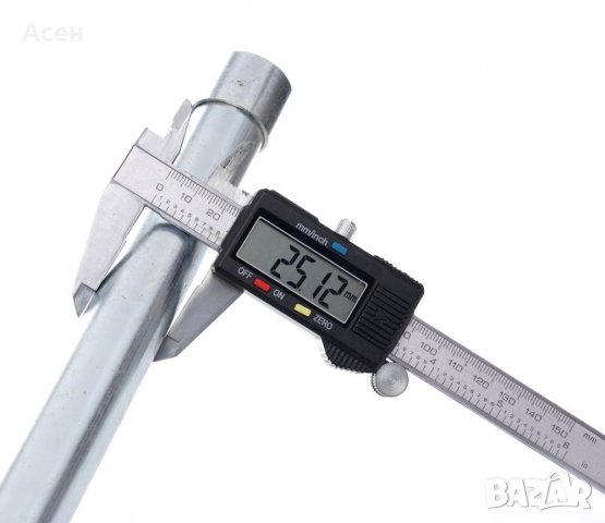 Електронен шублер,LCD дисплей 0-150 мм+Кутия, снимка 3 - Шублери - 40087510