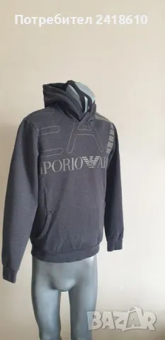Emporio Armani EA7 Hoodie  Mens Size M ОРИГИНАЛ! Мъжки Суичер!, снимка 3 - Суичъри - 48214133