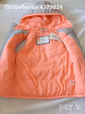 Нова  немска грейка  с качулка  Ernsting's family Topolino за момиче р.98 , с этикет, снимка 3 - Детски якета и елеци - 53397617