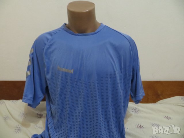 Мъжка тениска Hummel , снимка 1 - Спортни дрехи, екипи - 44451287
