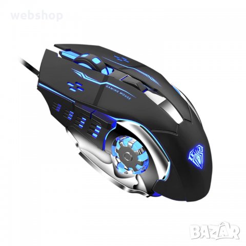 Оптична Геймърска Мишка с RGB подсветка S20, снимка 3 - Клавиатури и мишки - 34639768